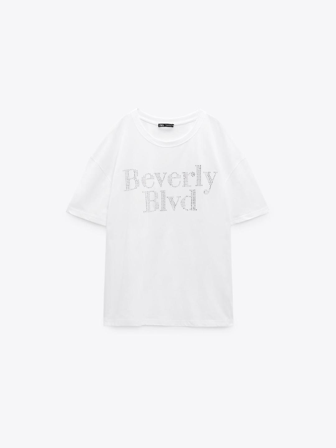 

ZARA Women White T-shirt