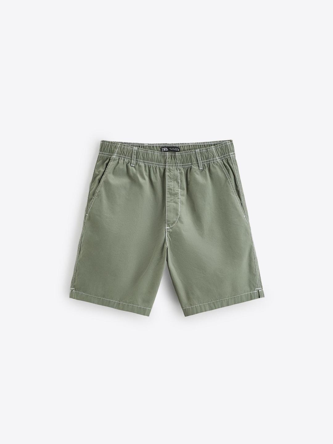 

ZARA Men Khaki Shorts