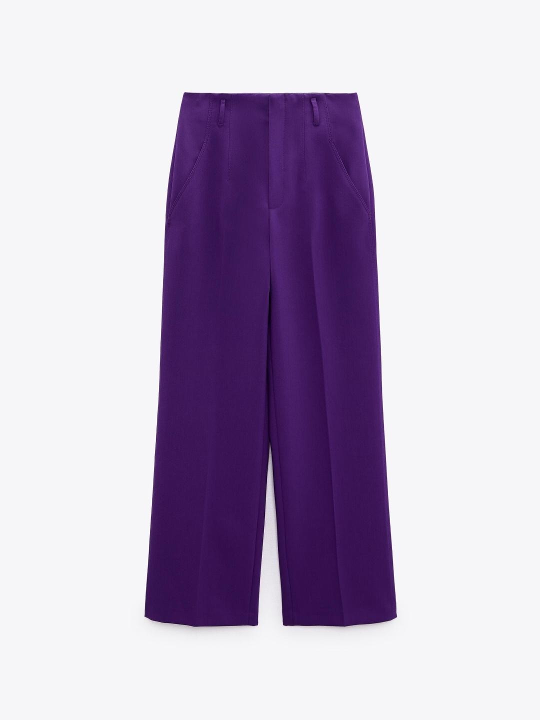 

ZARA Women Violet Trousers