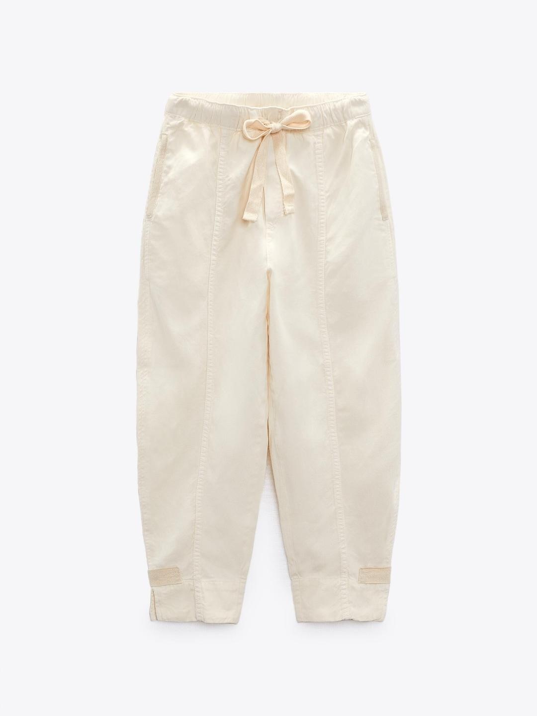 

ZARA Women Beige Trousers