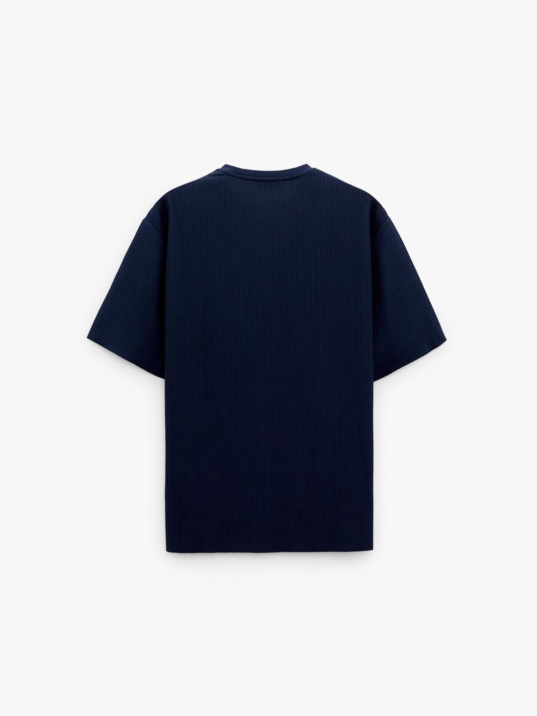 

ZARA Men Navy Blue T-shirts