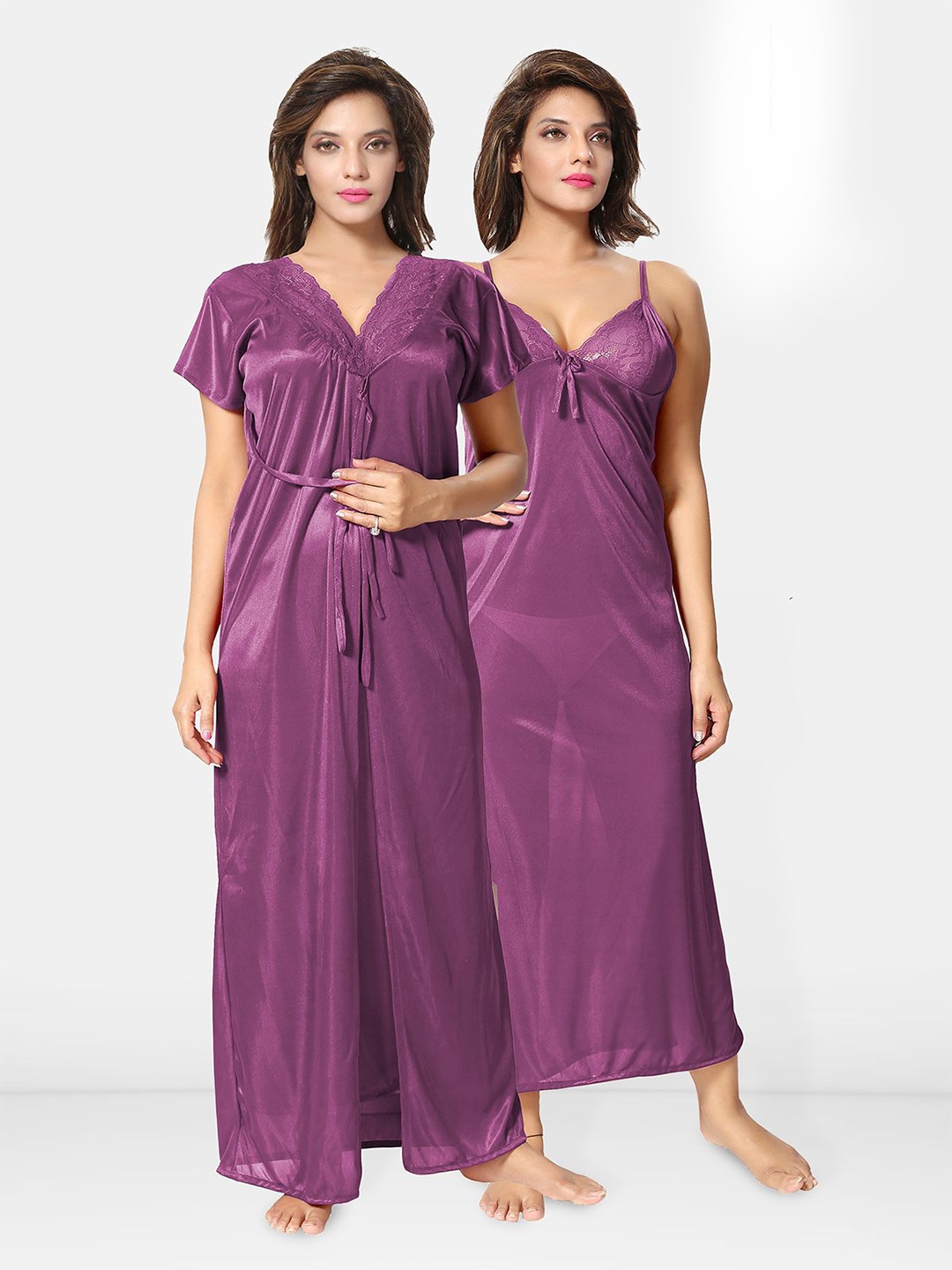 

Be You Maxi Nightdress, Purple