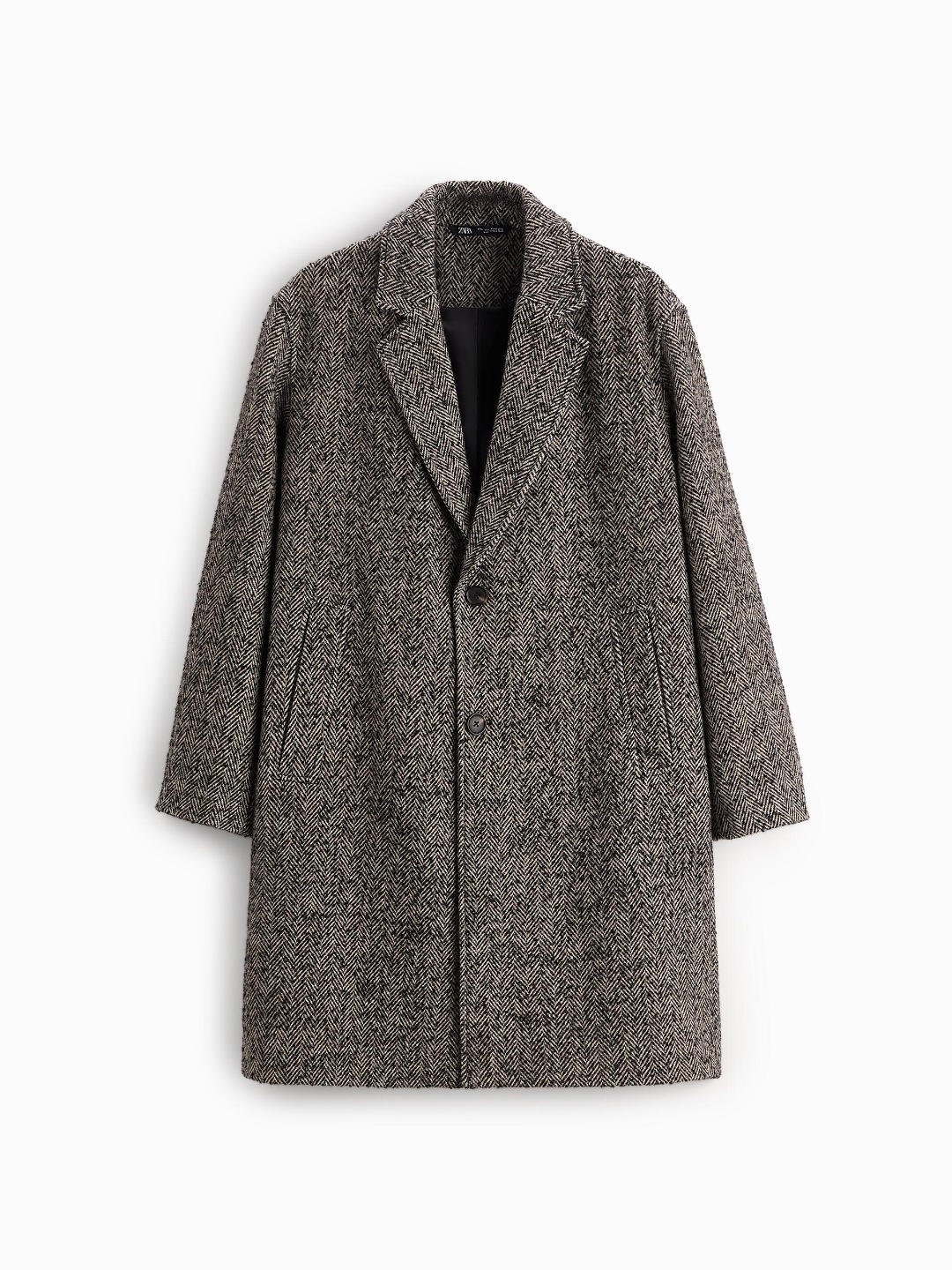 

ZARA Men Black Coats