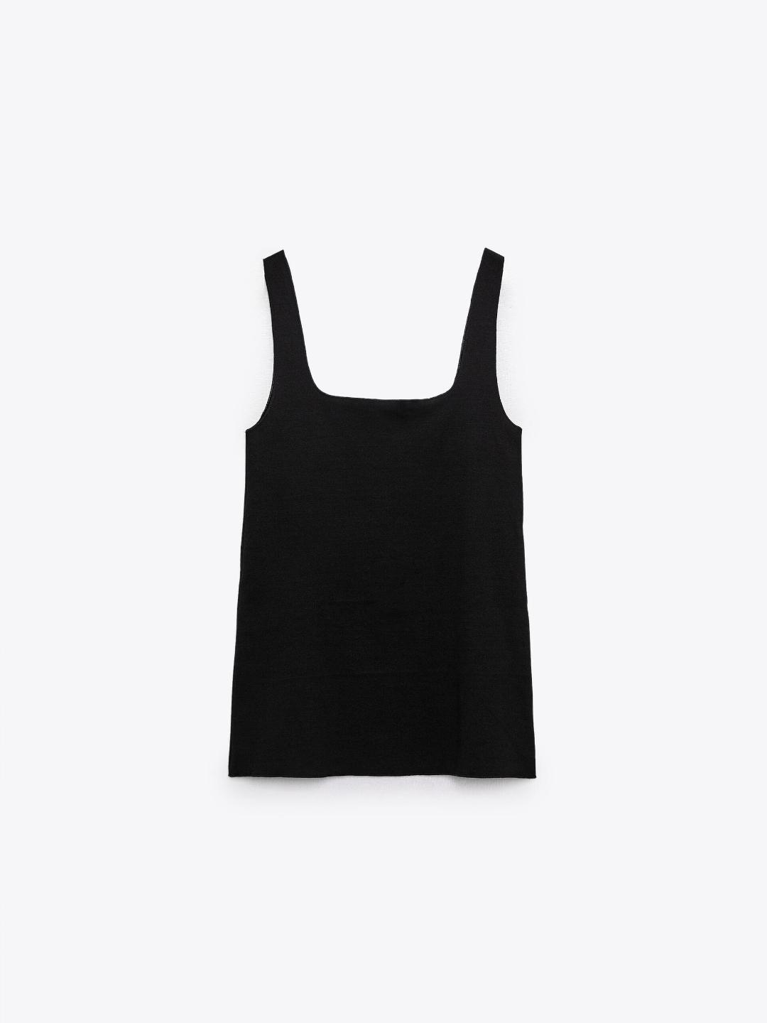 

ZARA Women Black Innerwear Vest