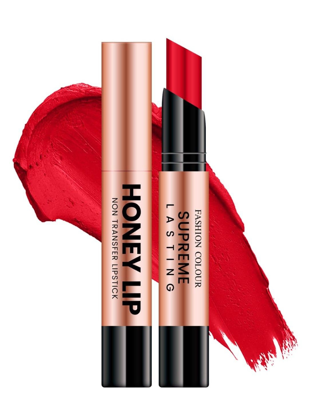 

Fashion Colour Honey Lip Non Transfer Matte Bullet Lipstick - 3 g - Dull Red - 304