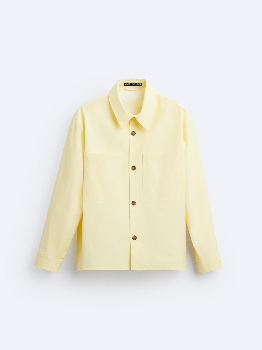 

ZARA Men Yellow Shirts