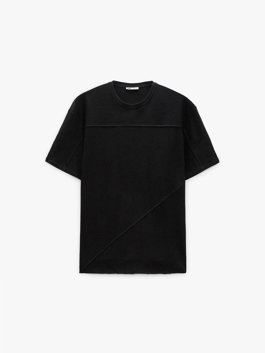 

ZARA Men Black T-shirt