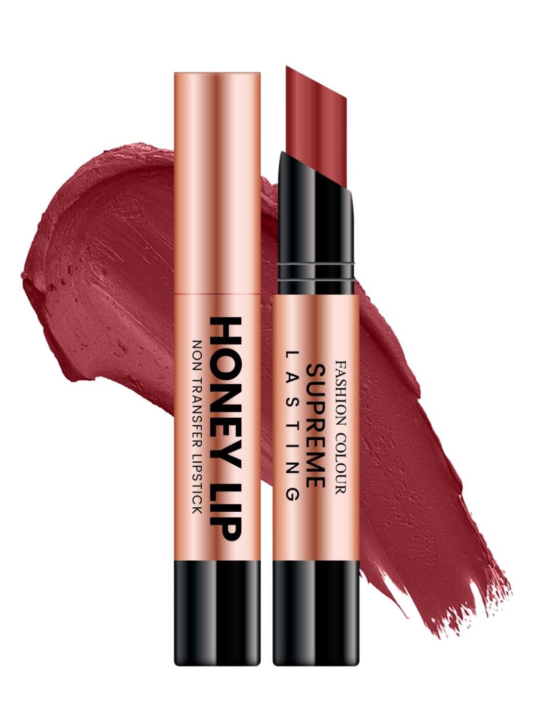 

Fashion Colour Honey Lip Non Transfer Matte Bullet Lipstick - 3 g - Terra Copper - 312, Maroon