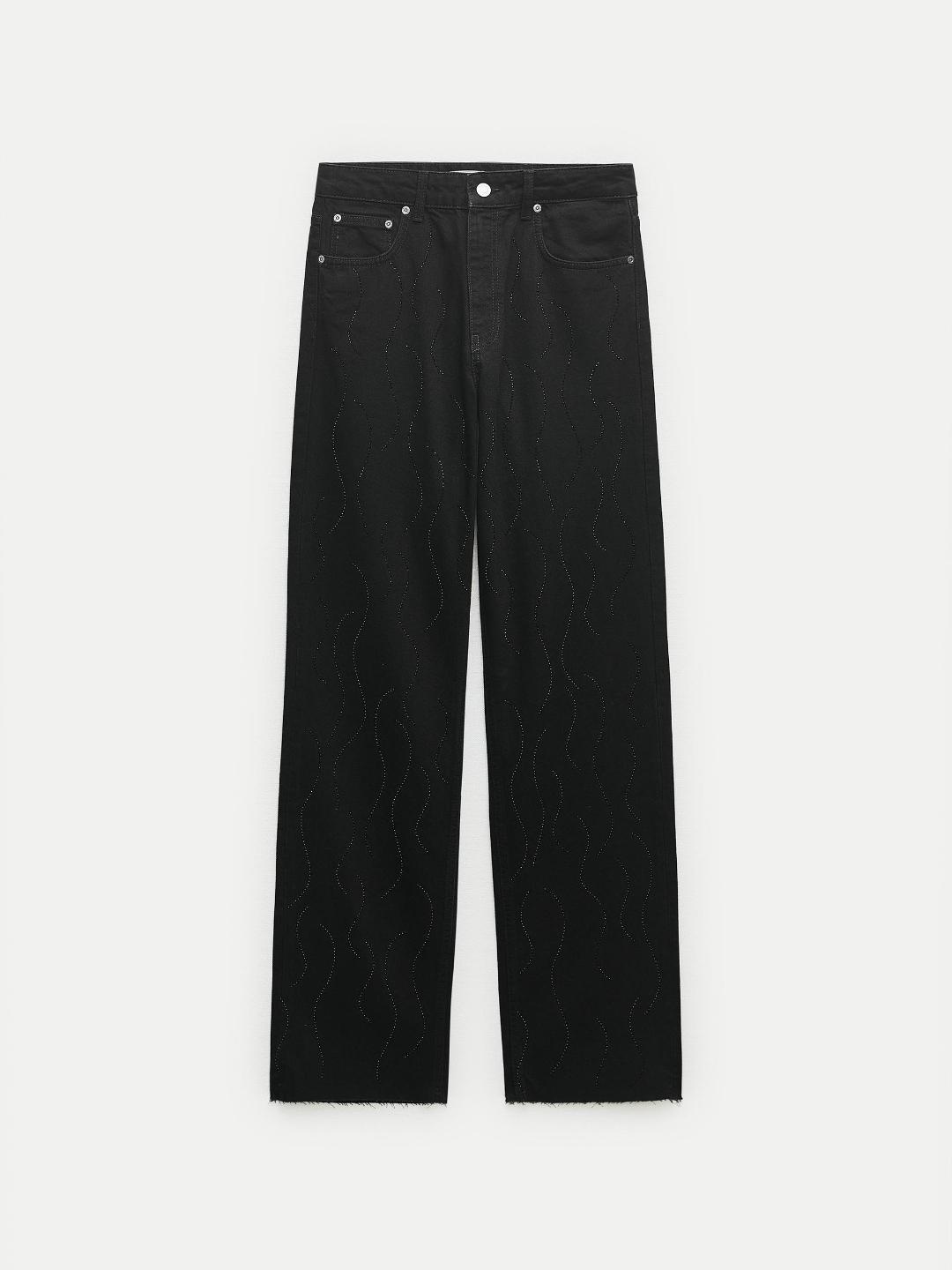 

ZARA Women Black Trousers