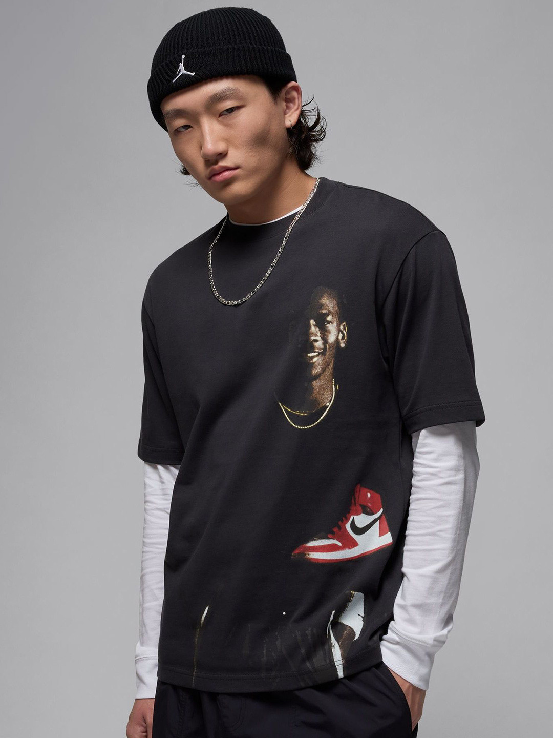 

Nike Men Stmt 1985 Ss T-Shirt, Black