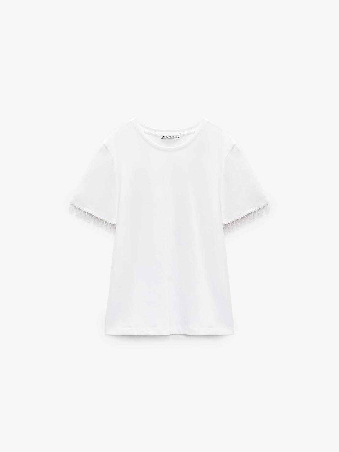 

ZARA Women White T-shirt