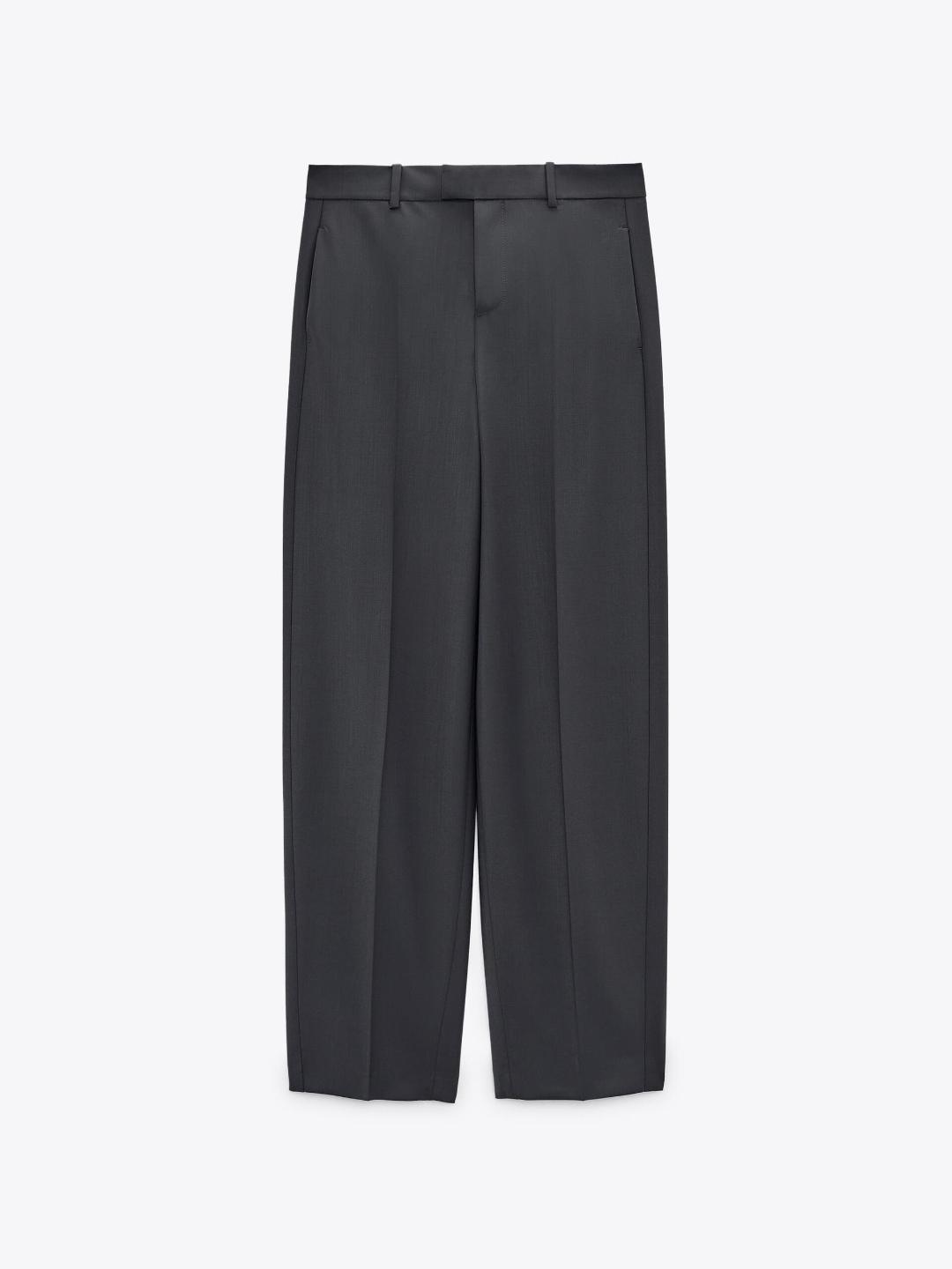 

ZARA Women Grey Trousers