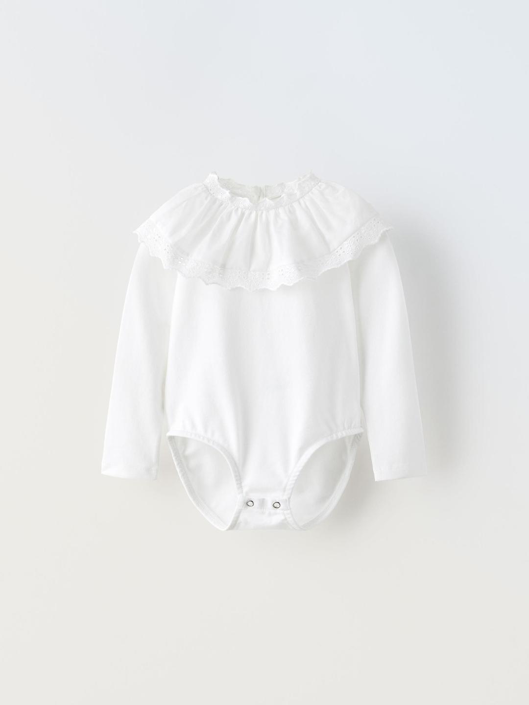 

ZARA Kids-Unisex White Tshirts