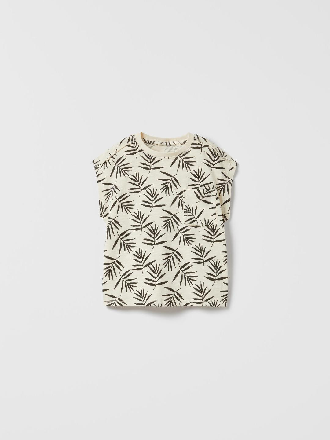 

ZARA Kids-Unisex Beige Tshirts
