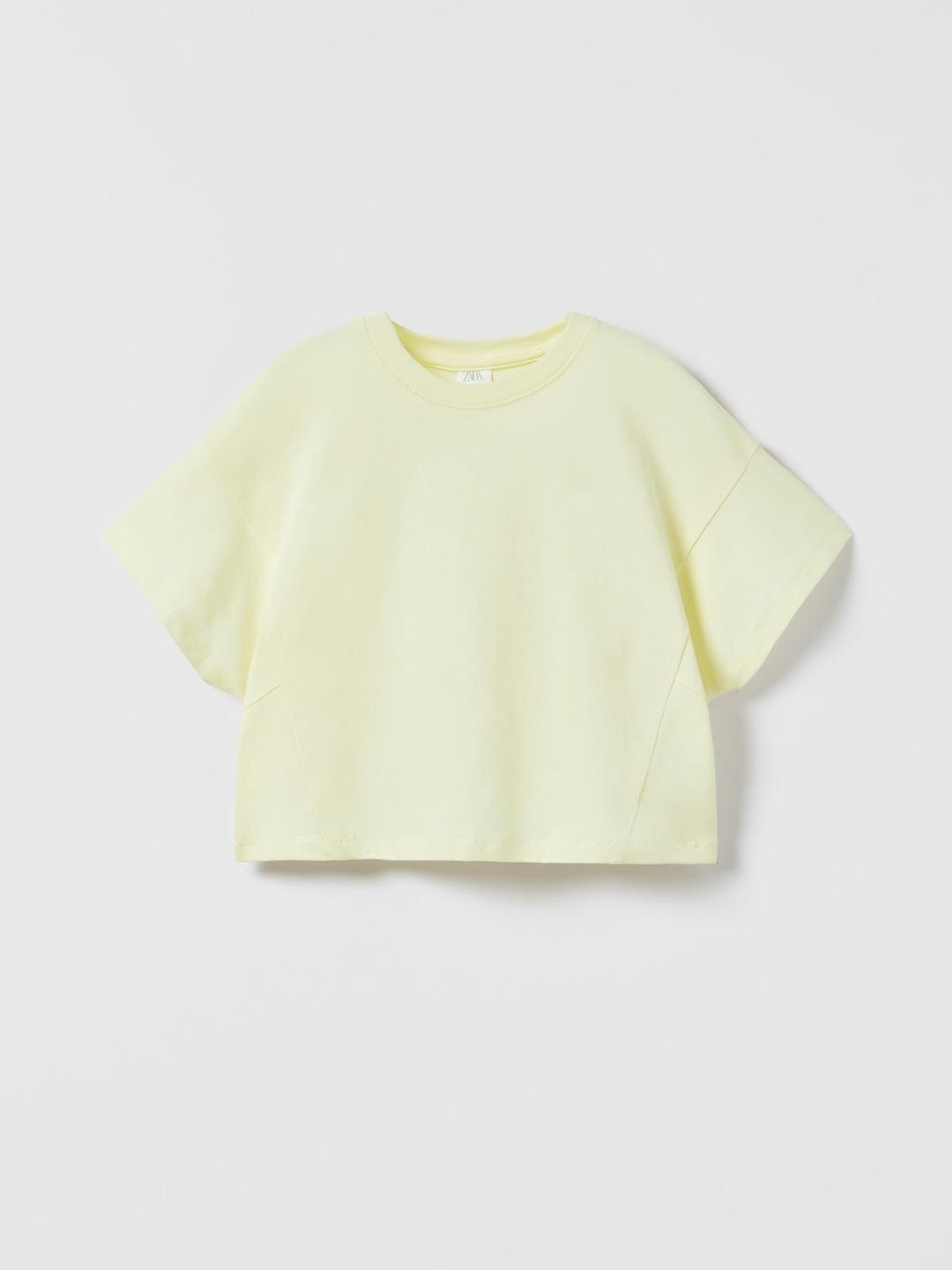 

ZARA Girls Yellow Tshirts