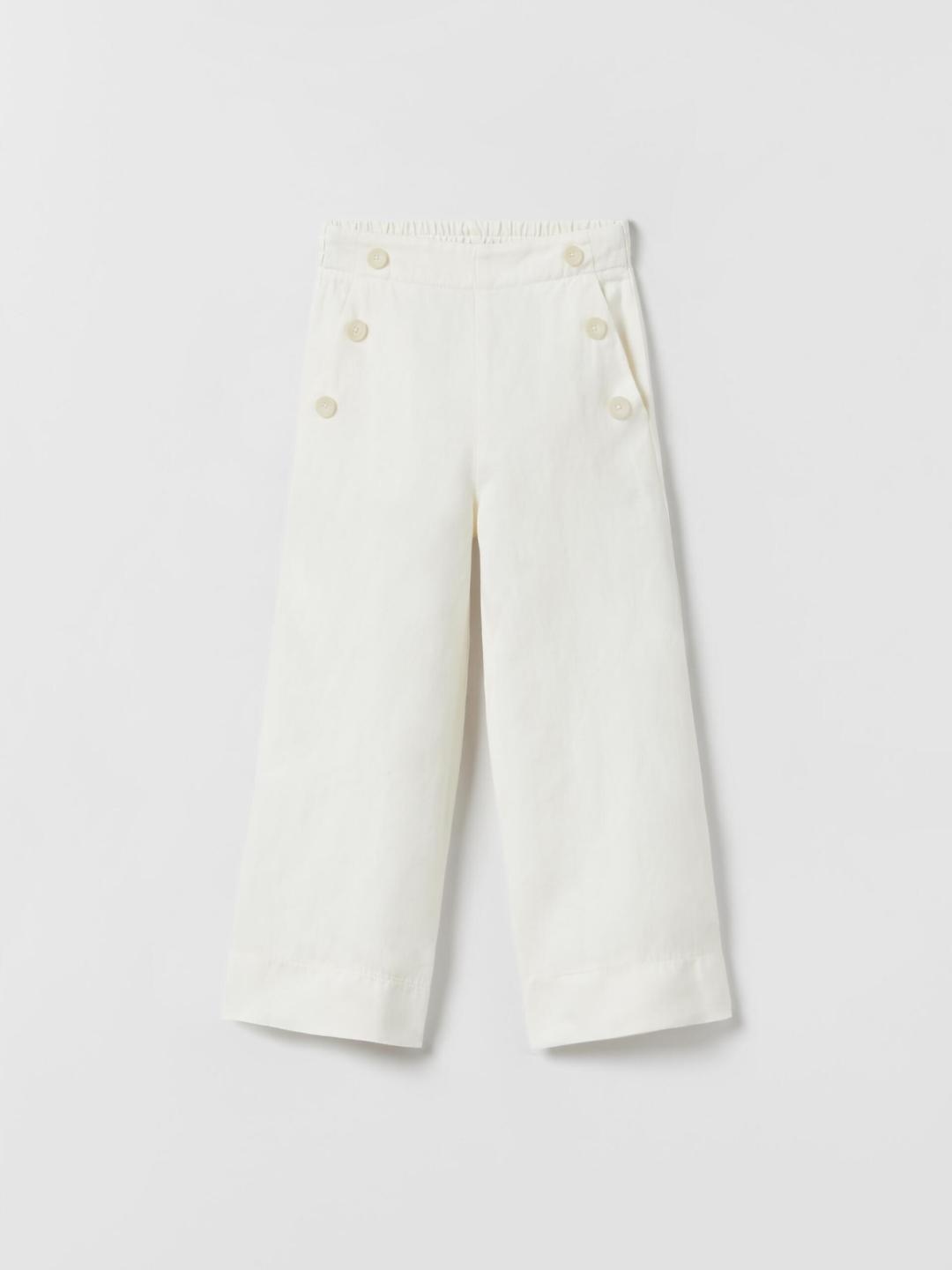 

ZARA Girls White Trousers
