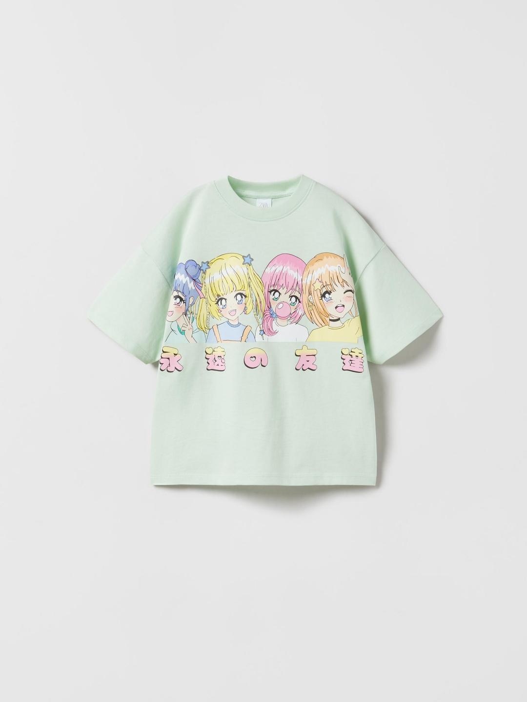 

ZARA Girls Green Tshirts