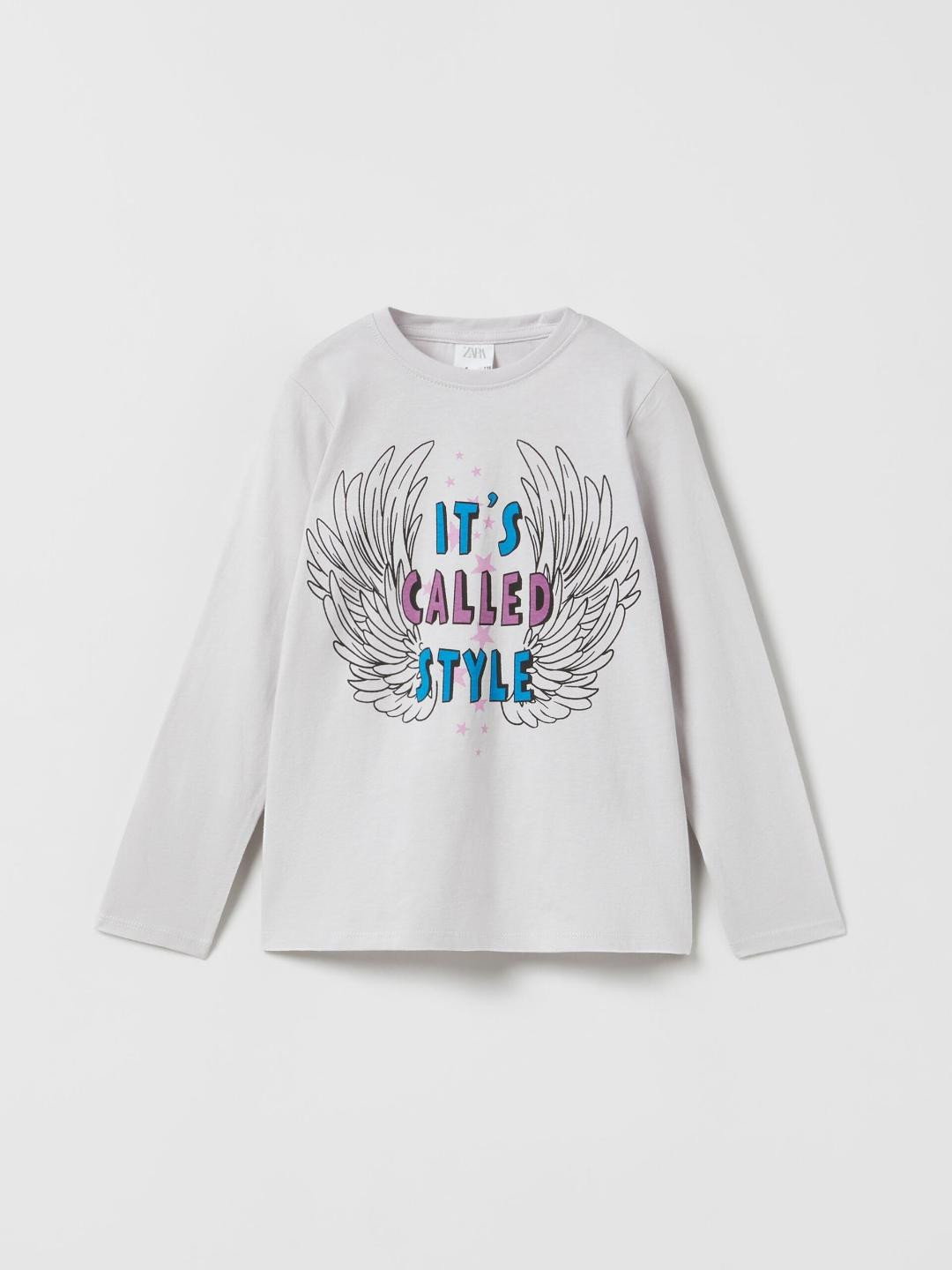 

ZARA Girls Grey Tshirts