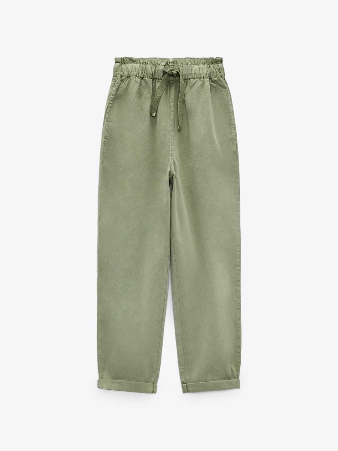 

ZARA Women Khaki Trousers