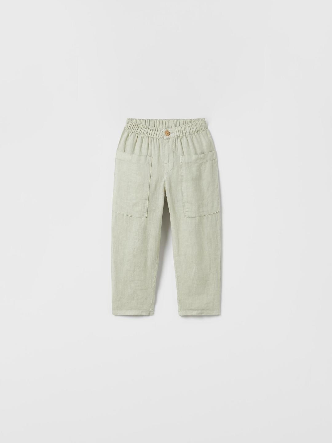 

ZARA Unisex Green Trousers