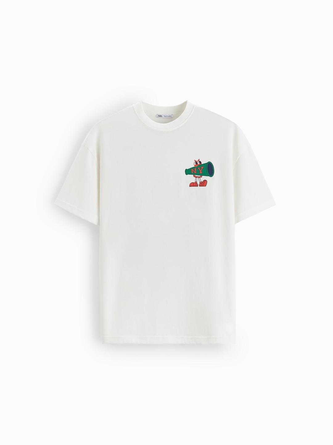 

ZARA Men White Tshirts