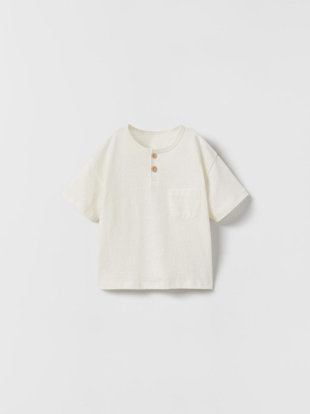 

ZARA Kids-Unisex Beige Tshirts