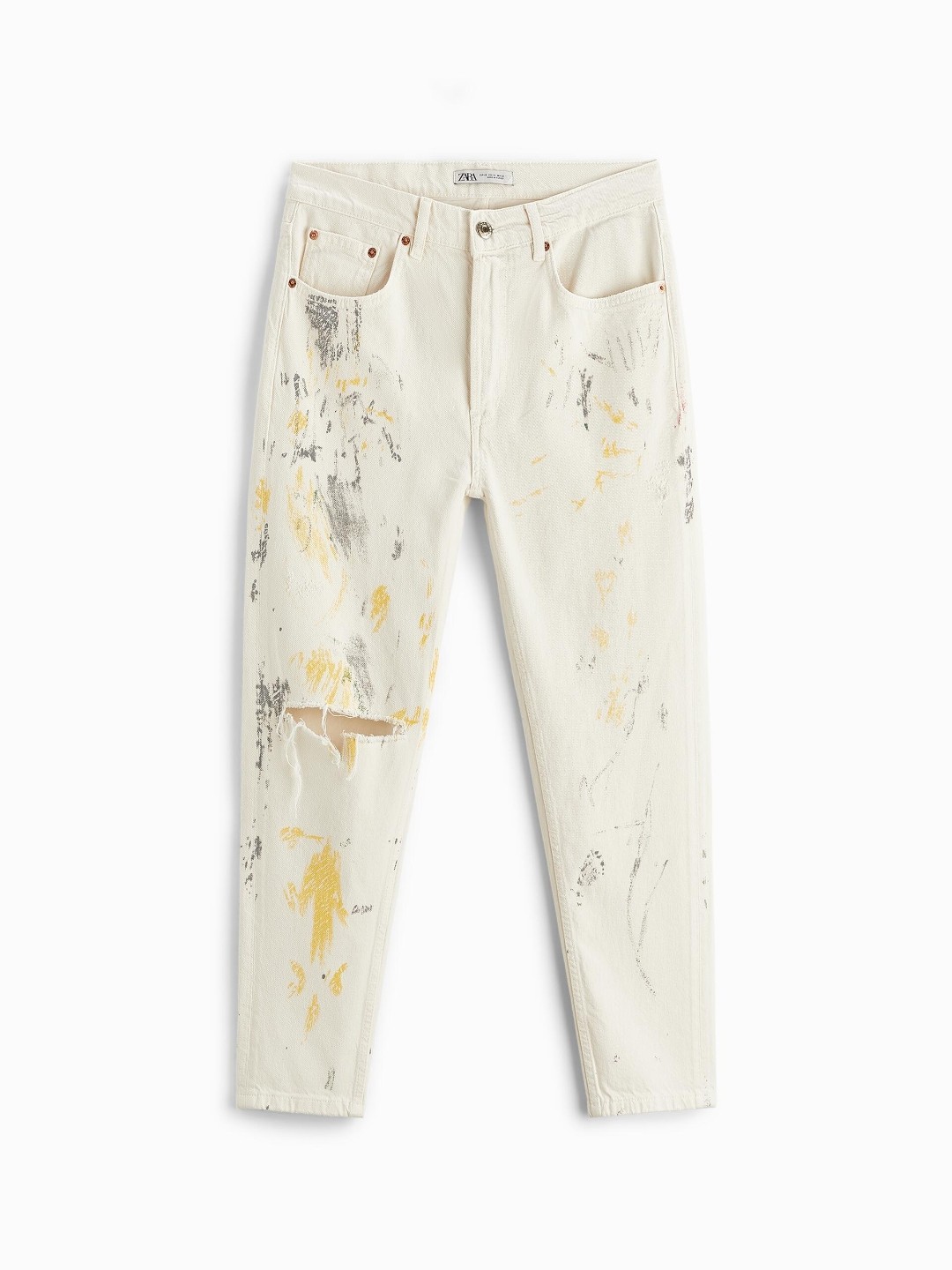 

ZARA Men White Trousers