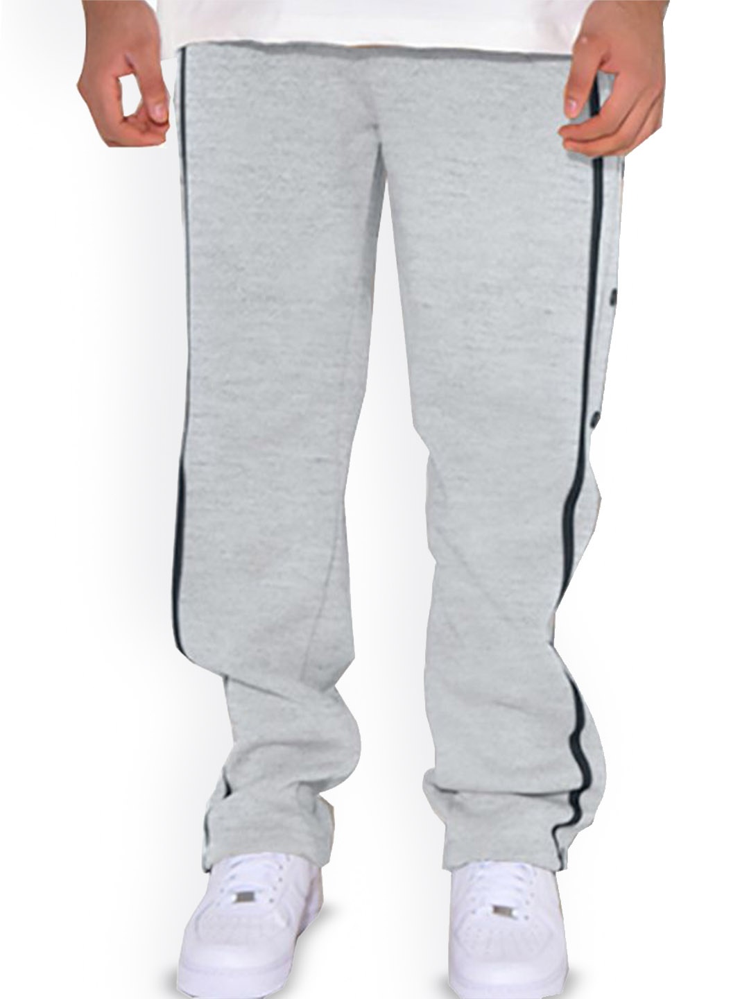 

StyleCast x Revolte Men Easy Wash Regular Fit Chinos Trousers, Grey