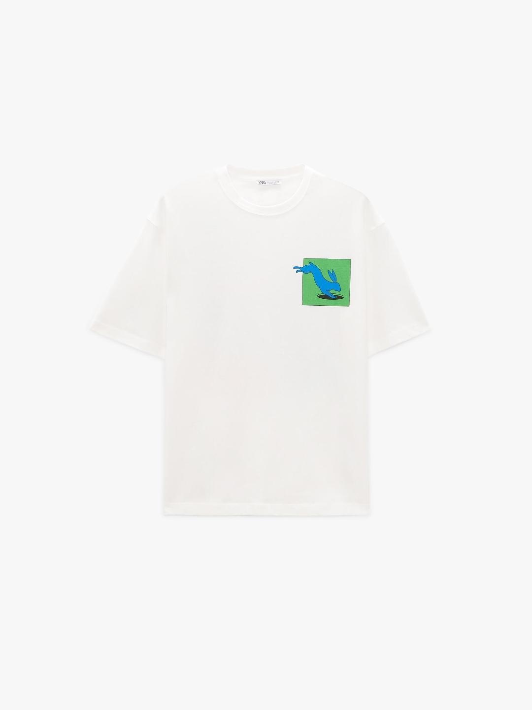 

ZARA Men White Tshirts