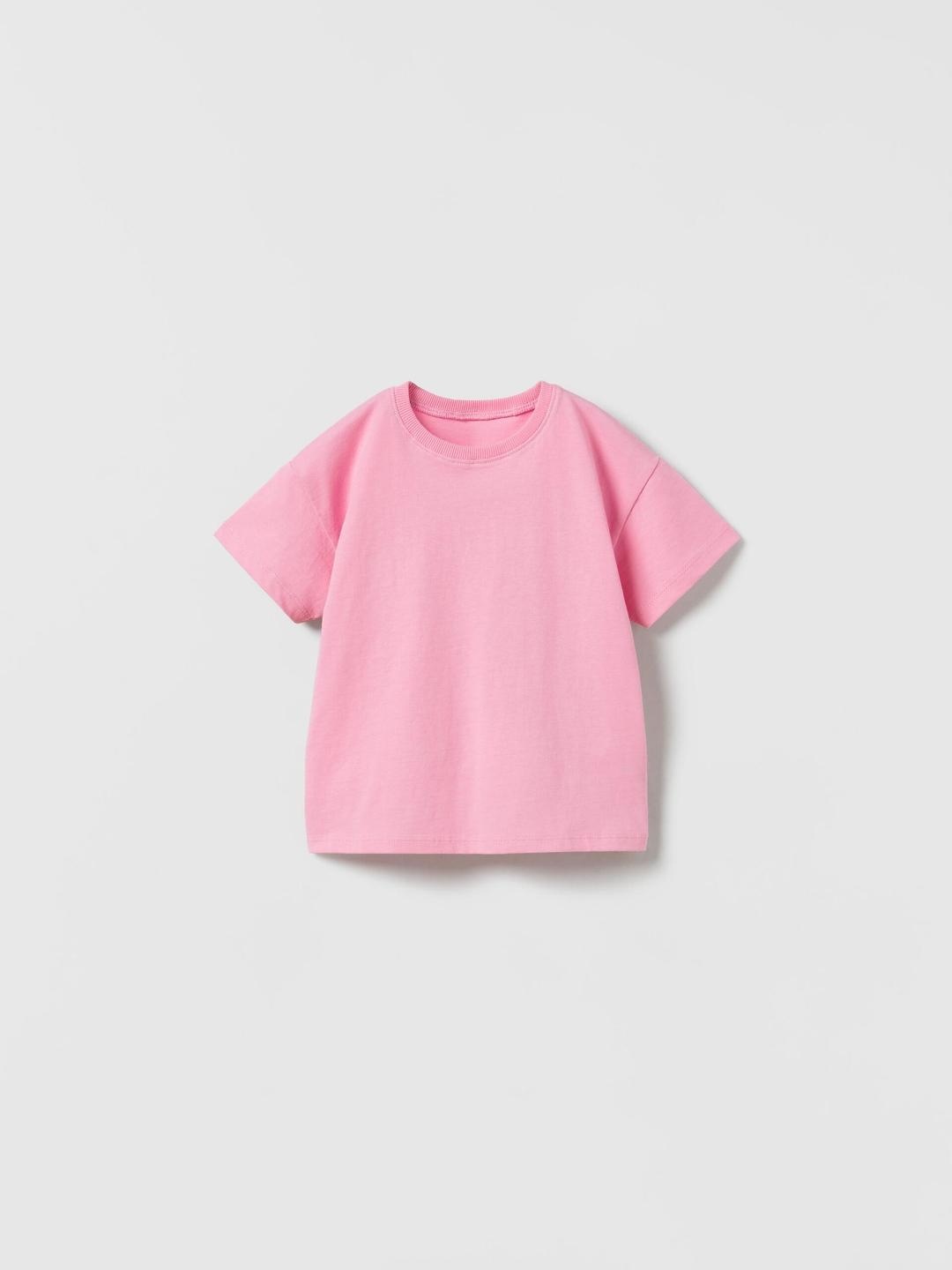 

ZARA Kids-Unisex Pink Tshirts