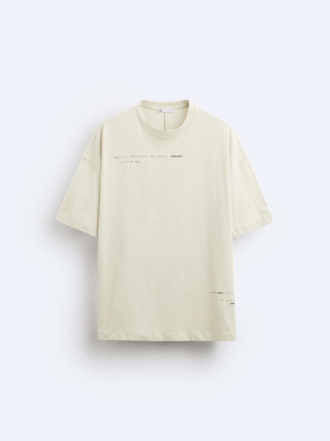 

ZARA Men Grey Tshirts
