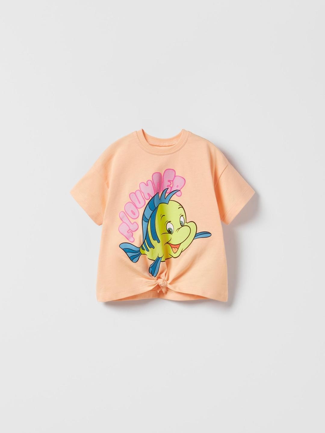 

ZARA Kids-Unisex Orange Tshirts