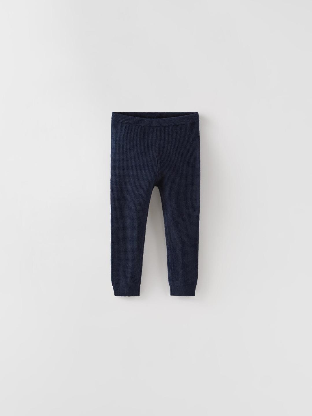 

ZARA Unisex Navy Blue Trousers