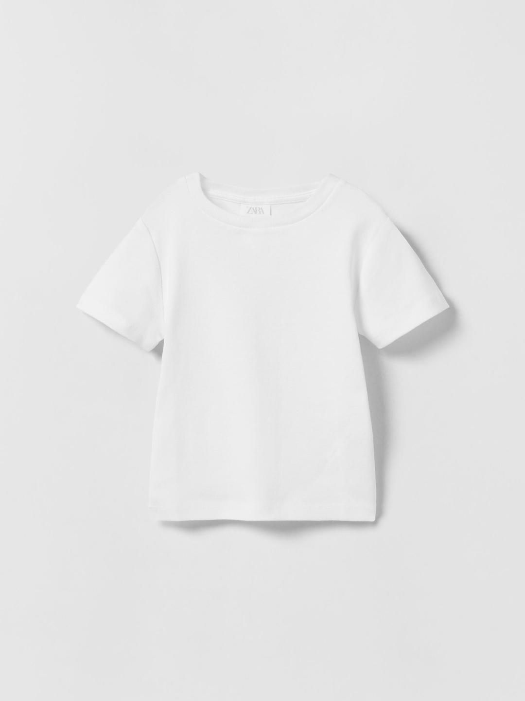 

ZARA Girls White Tshirts