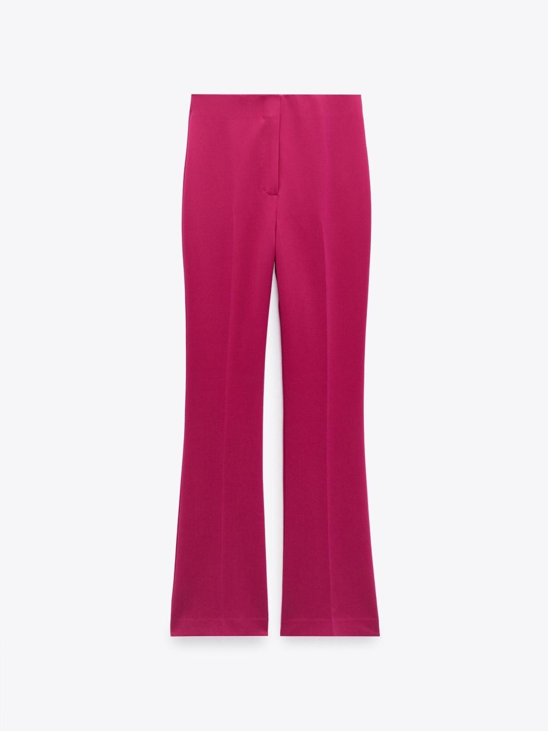 

ZARA Women Purple Trousers