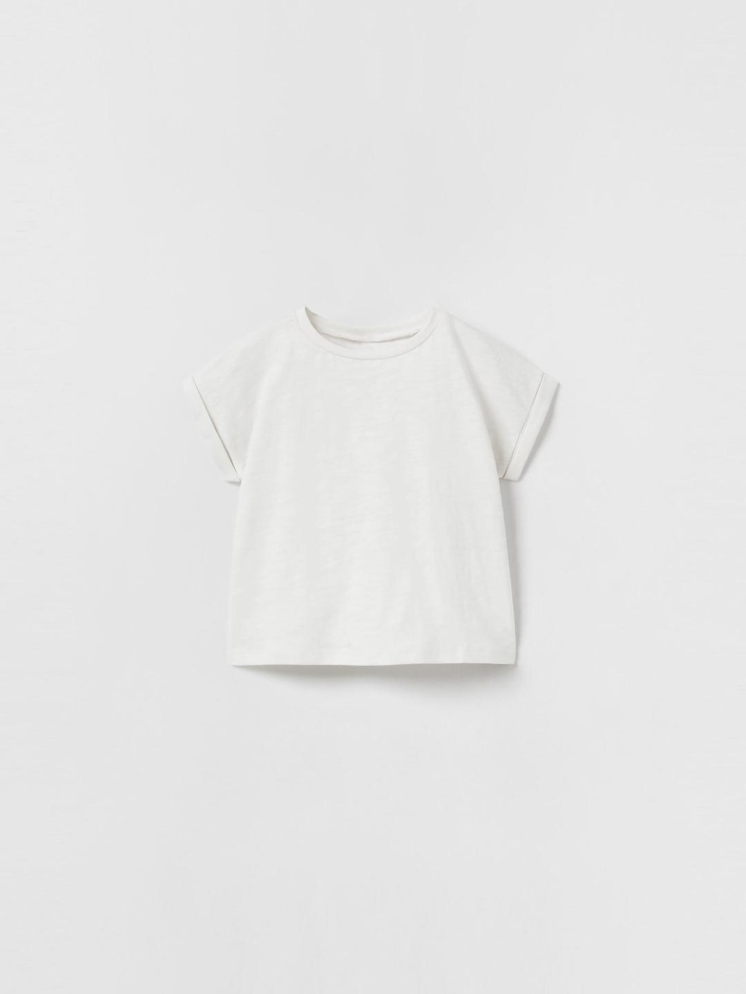 

ZARA Kids-Unisex White Tshirts