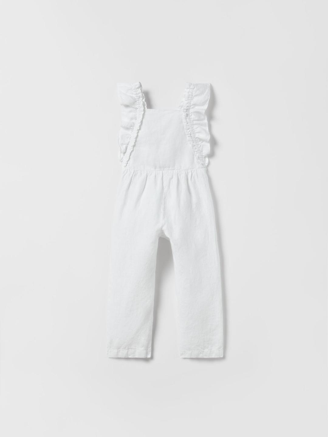 

ZARA Unisex White Trousers