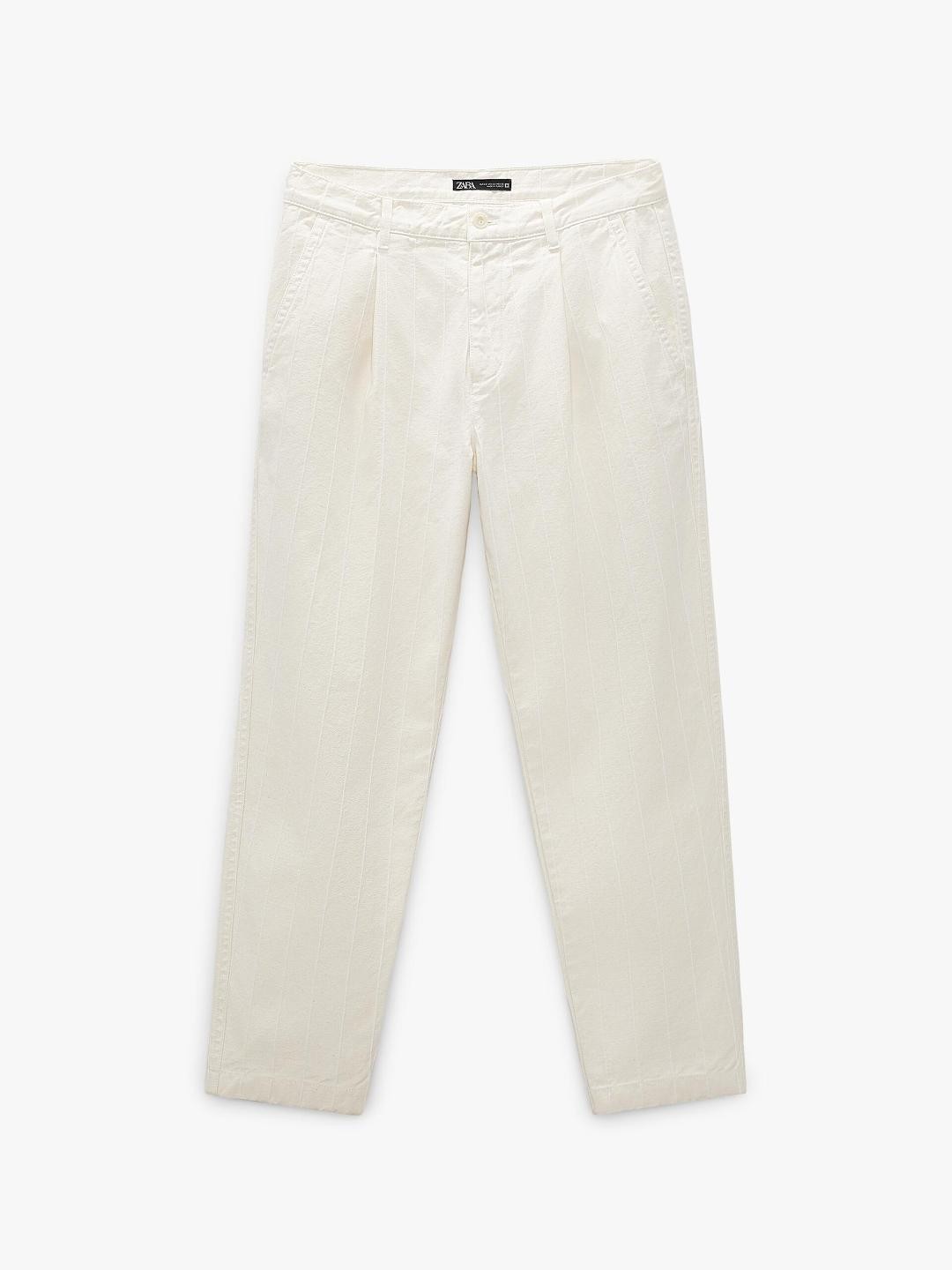 

ZARA Men White Trousers