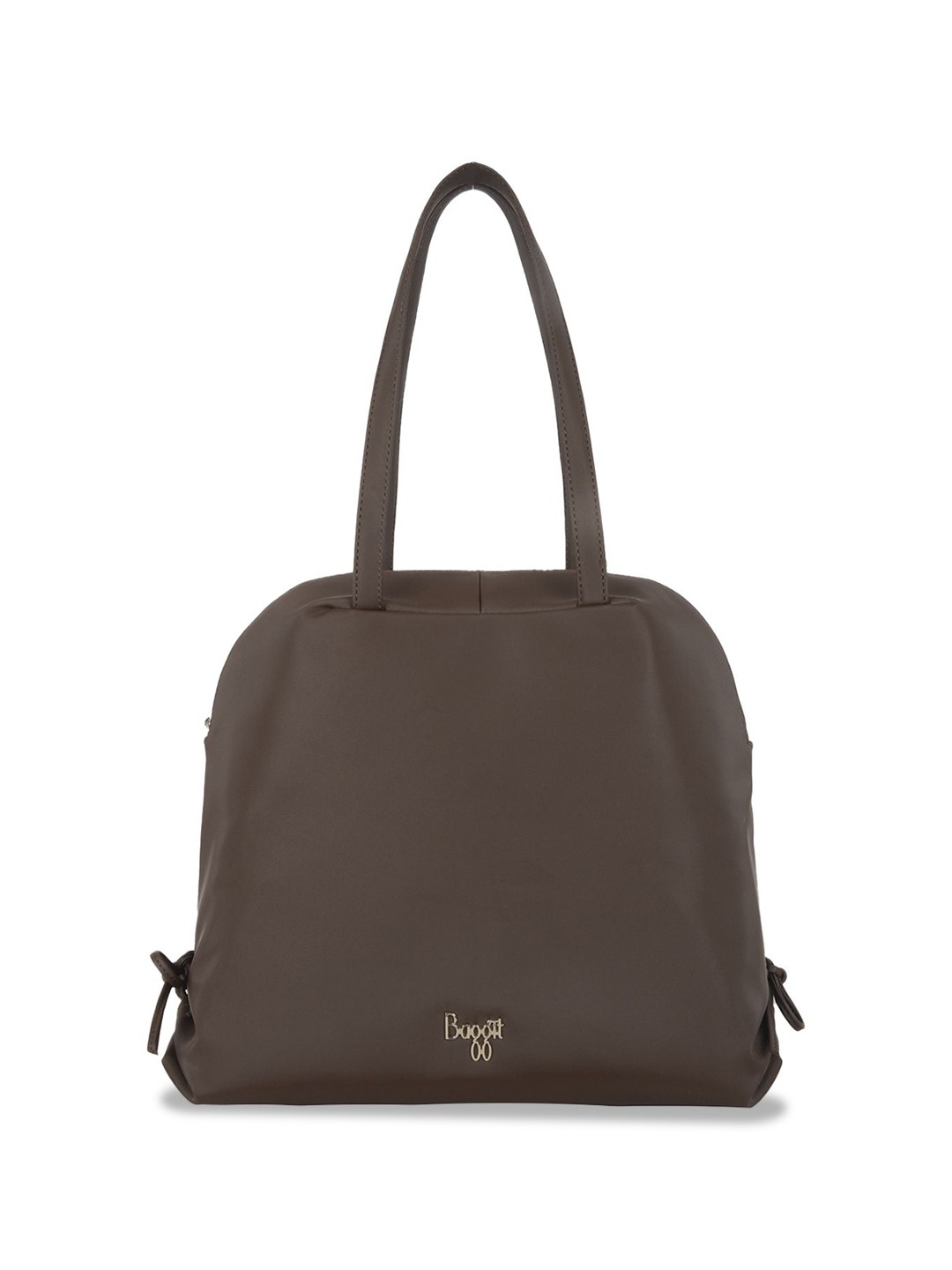 

Baggit Women Solid Structured Shoulder Bag, Brown