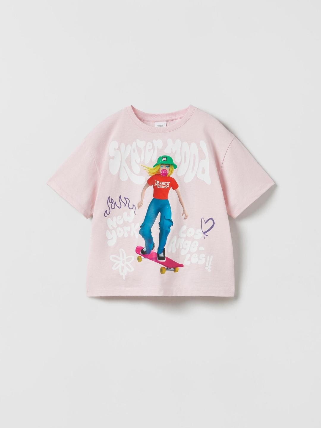 

ZARA Girls Pink Tshirts