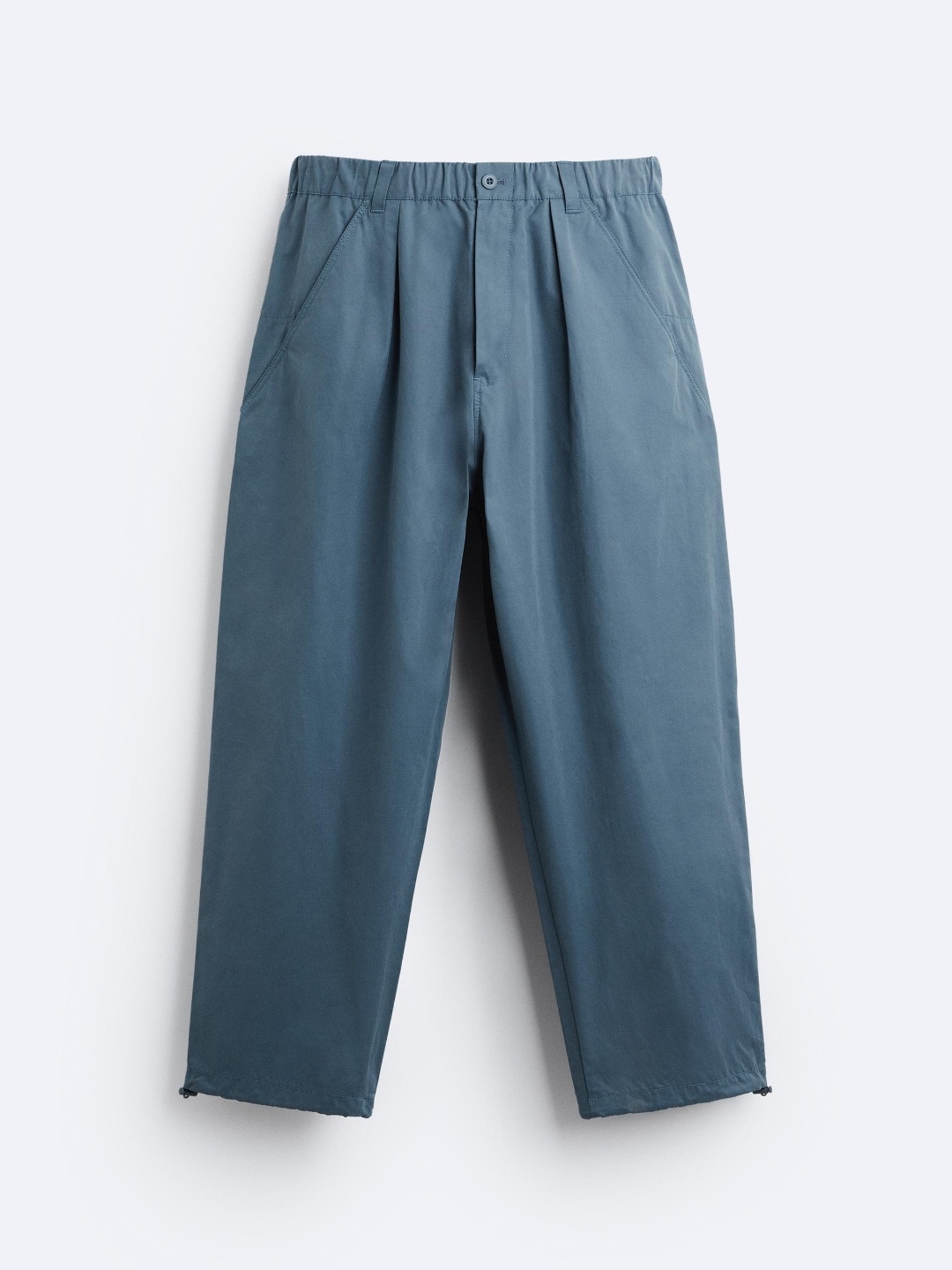 

ZARA Men Blue Trousers