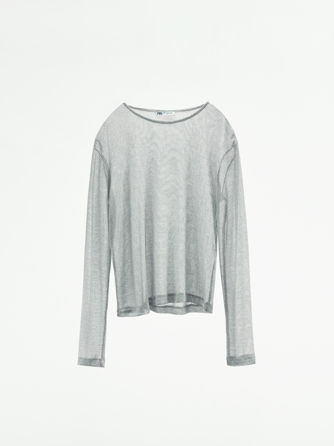 

ZARA Women Silver Tshirts