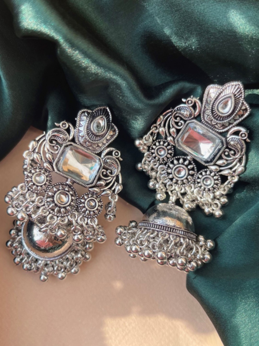 

SUBHAGALANKAR Quirky Drop Earrings, Silver