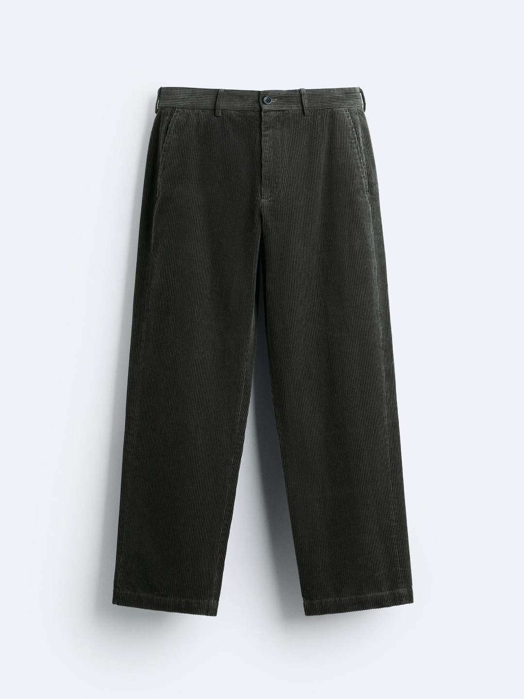 

ZARA Men Grey Trousers