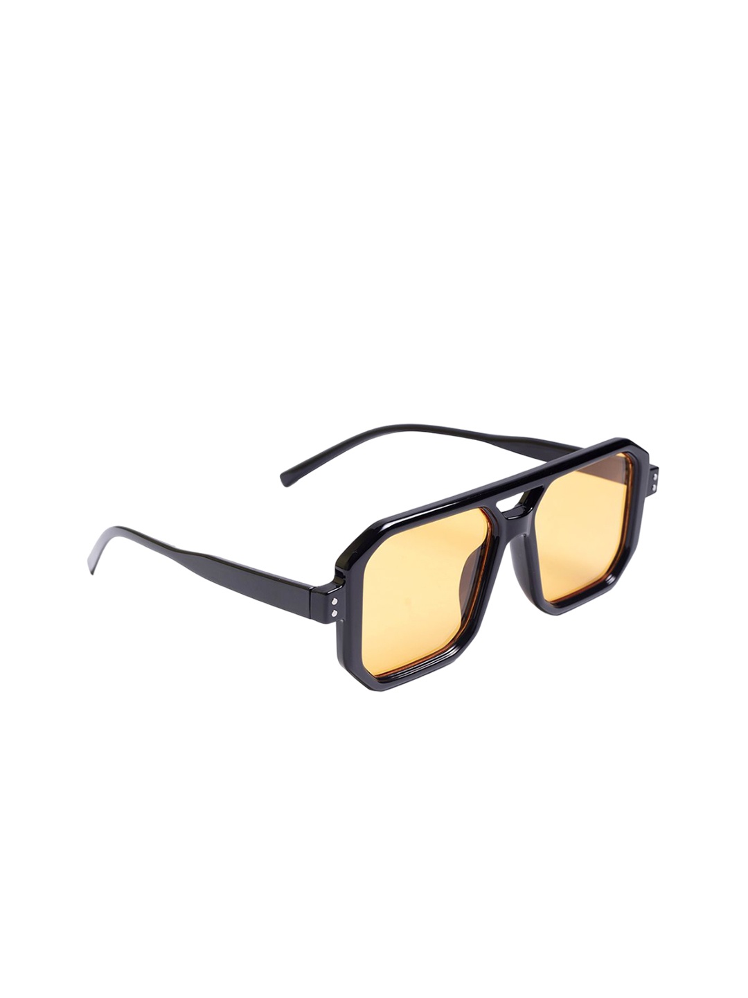 

DIMEH Unisex Oversized Sunglasses with UV Protected Lens, Yellow