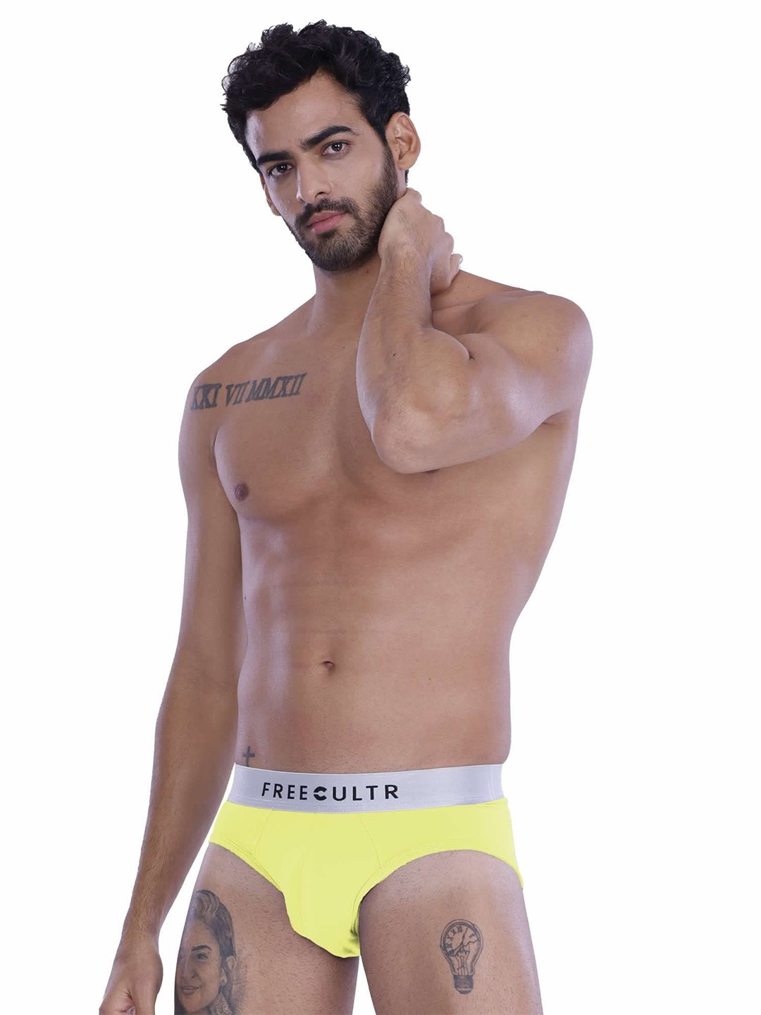 

FREECULTR Men Anti Bacterial Micromodal Basic Briefs FC-SF-B-SY-01_L, Yellow