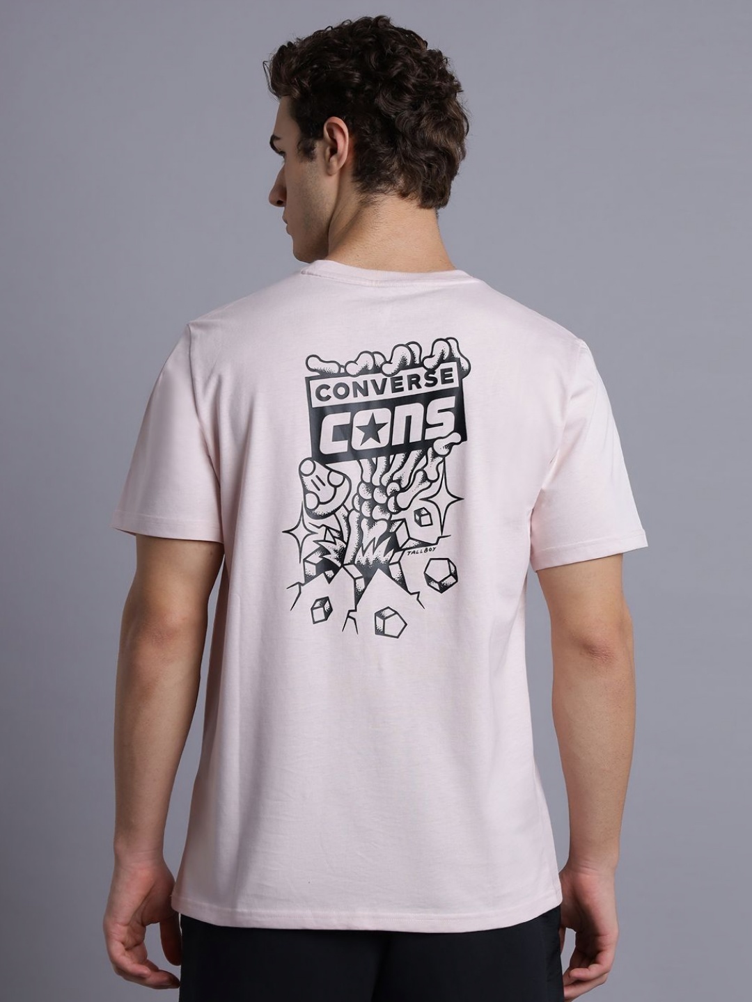 

Converse Men Cons Skeleton Grip T-Shirt, Off white