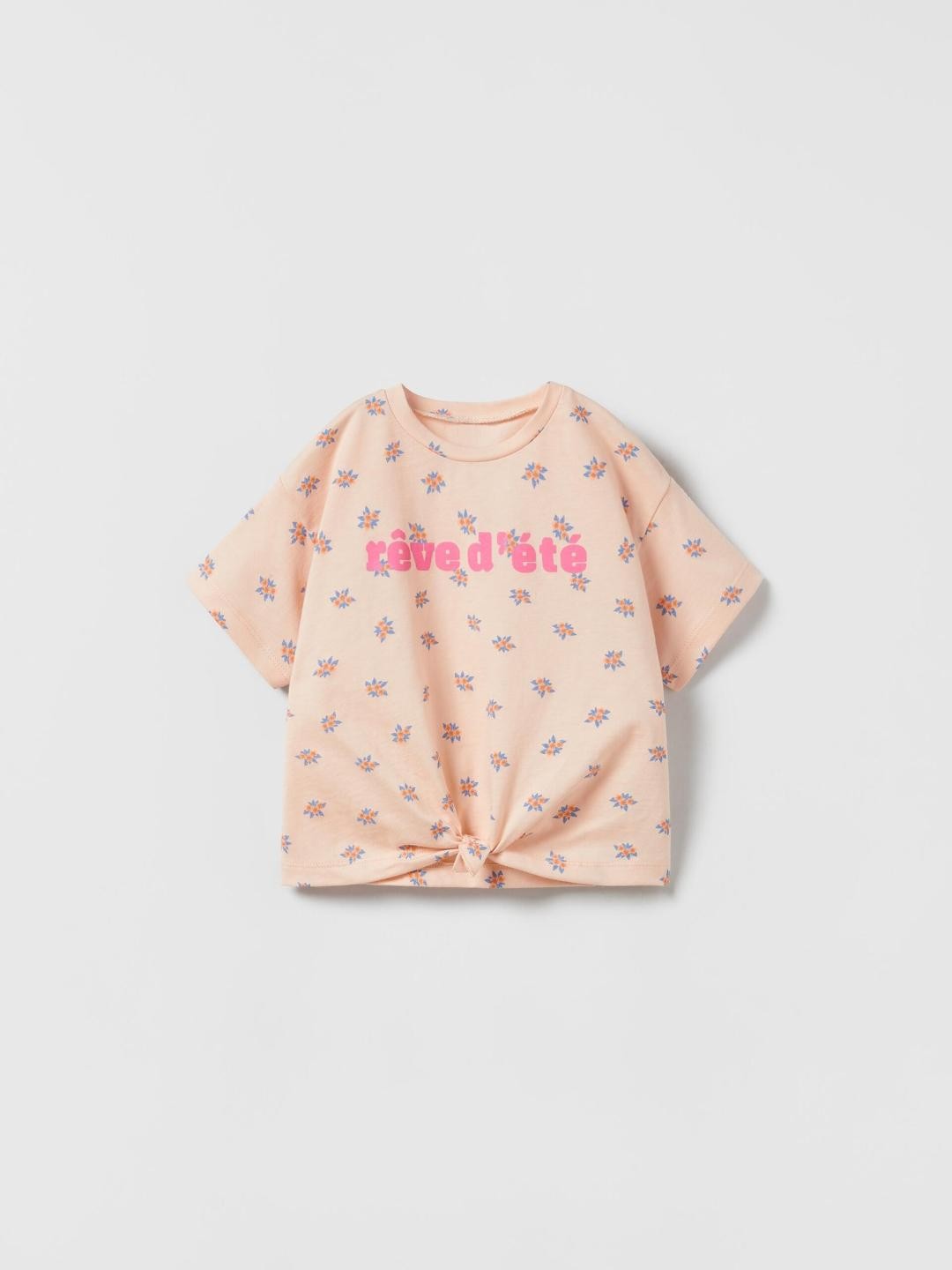 

ZARA Kids-Unisex Orange Tshirts