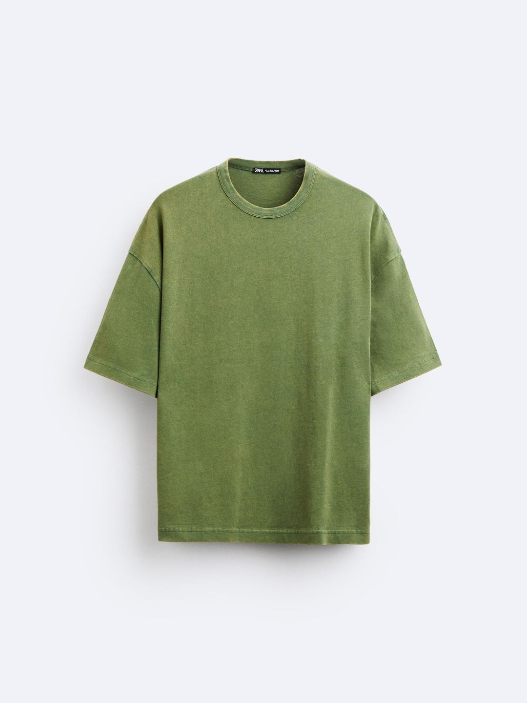 

ZARA Men Khaki Tshirts