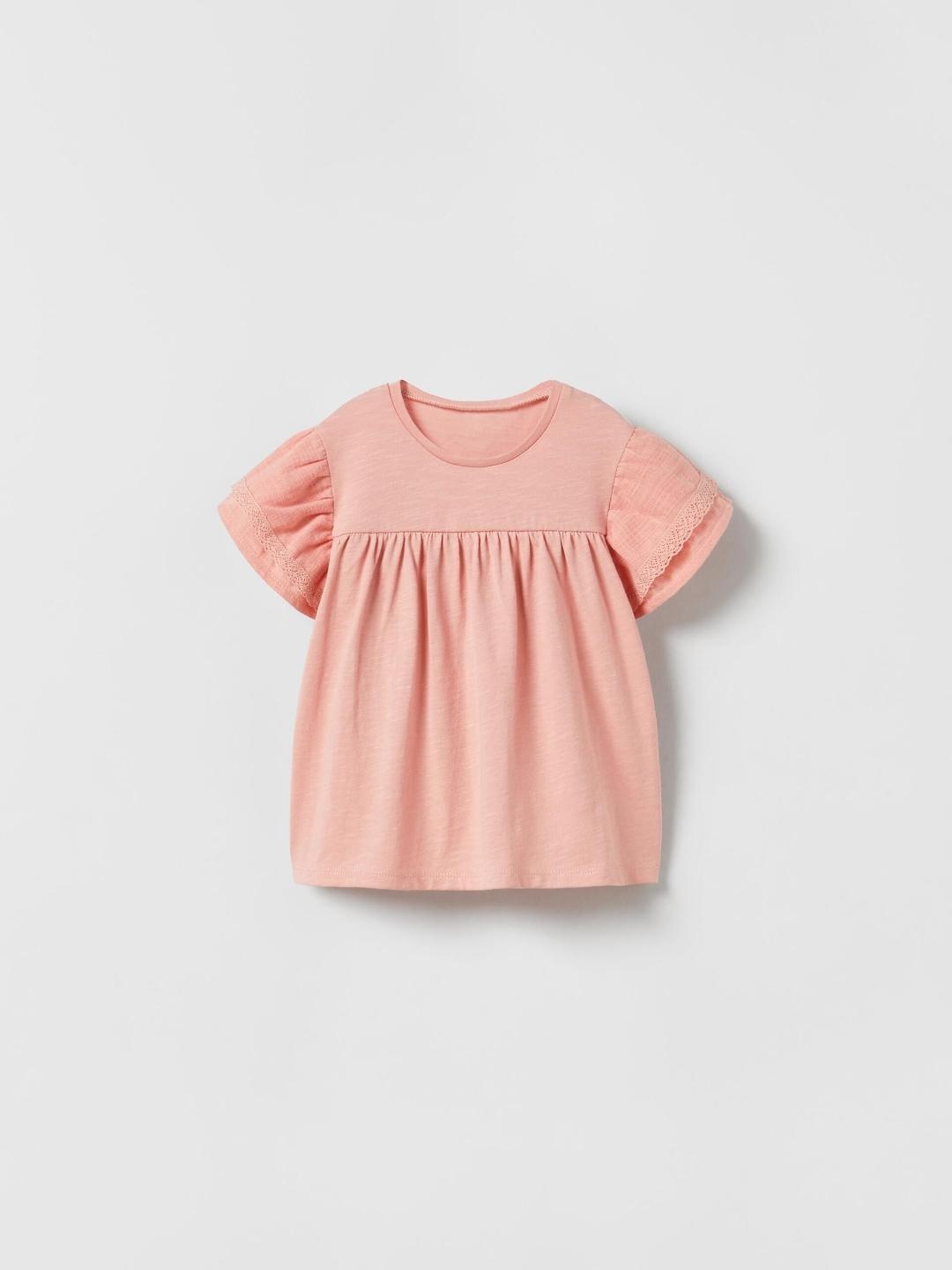 

ZARA Kids-Unisex Pink Tshirts